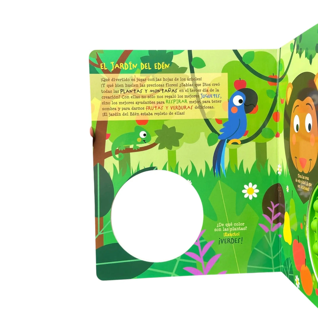Aventuras bíblicas en los jardines. Colección Lee y Juega