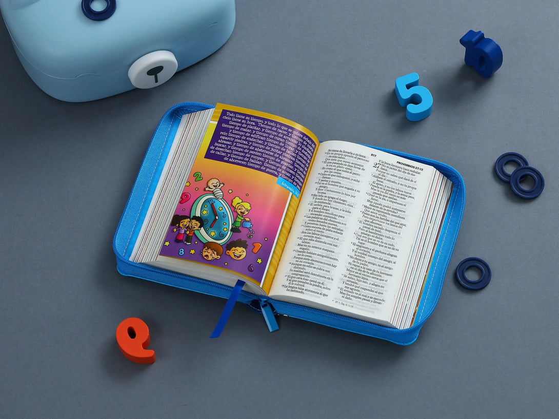 Biblia Mi Gran Viaje 045 RVR60 Imitación piel azul