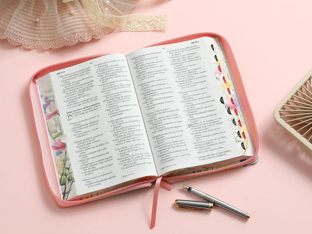 Biblia RVR065LG czti CP PJR Pretty Coral - Biblias