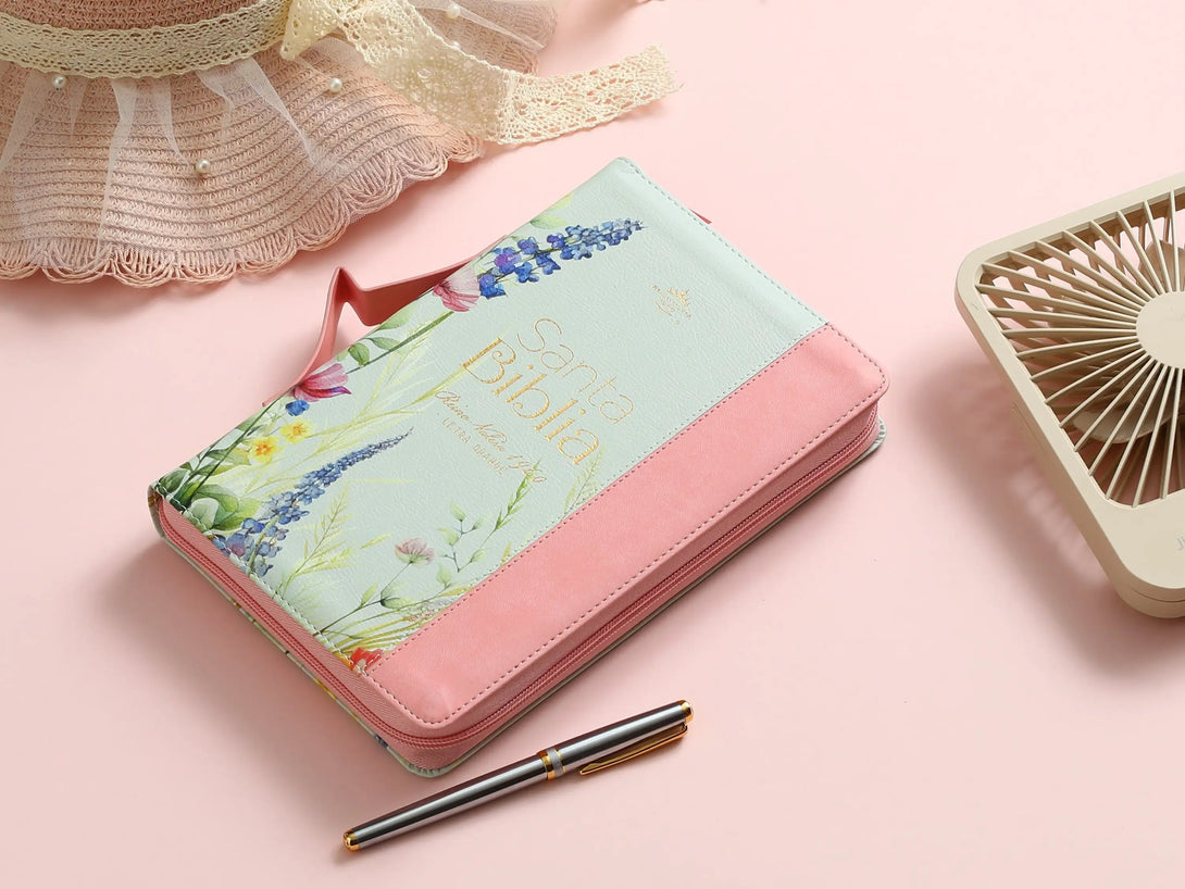 Biblia RVR065LG czti CP PJR Pretty Coral - Biblias