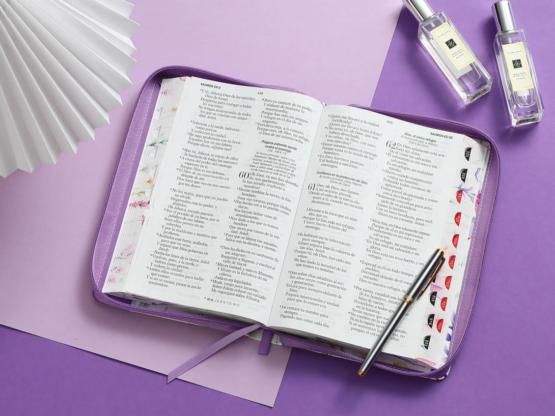 Biblia RVR065LG czti CP PJR Pretty Lila - Biblias