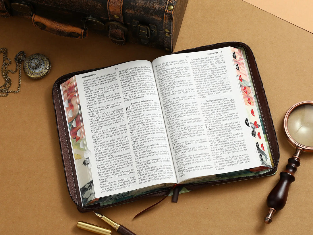Biblia RVR065LG czti CP PJR Pretty Marrón - Biblias