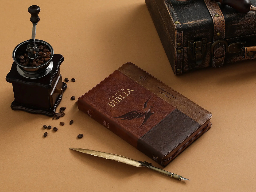 Biblia RVR065LG czti PJR Inspiración Águila Café/café/café
