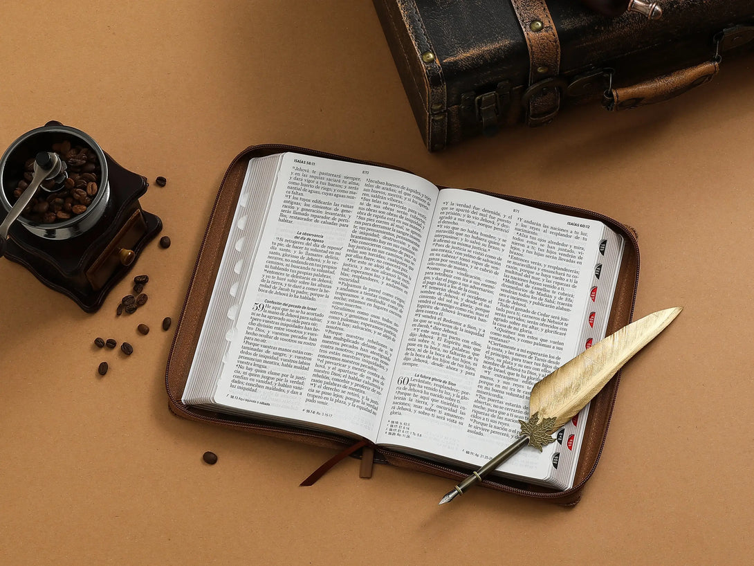 Biblia RVR065LG czti PJR Inspiración Águila Café/café/café
