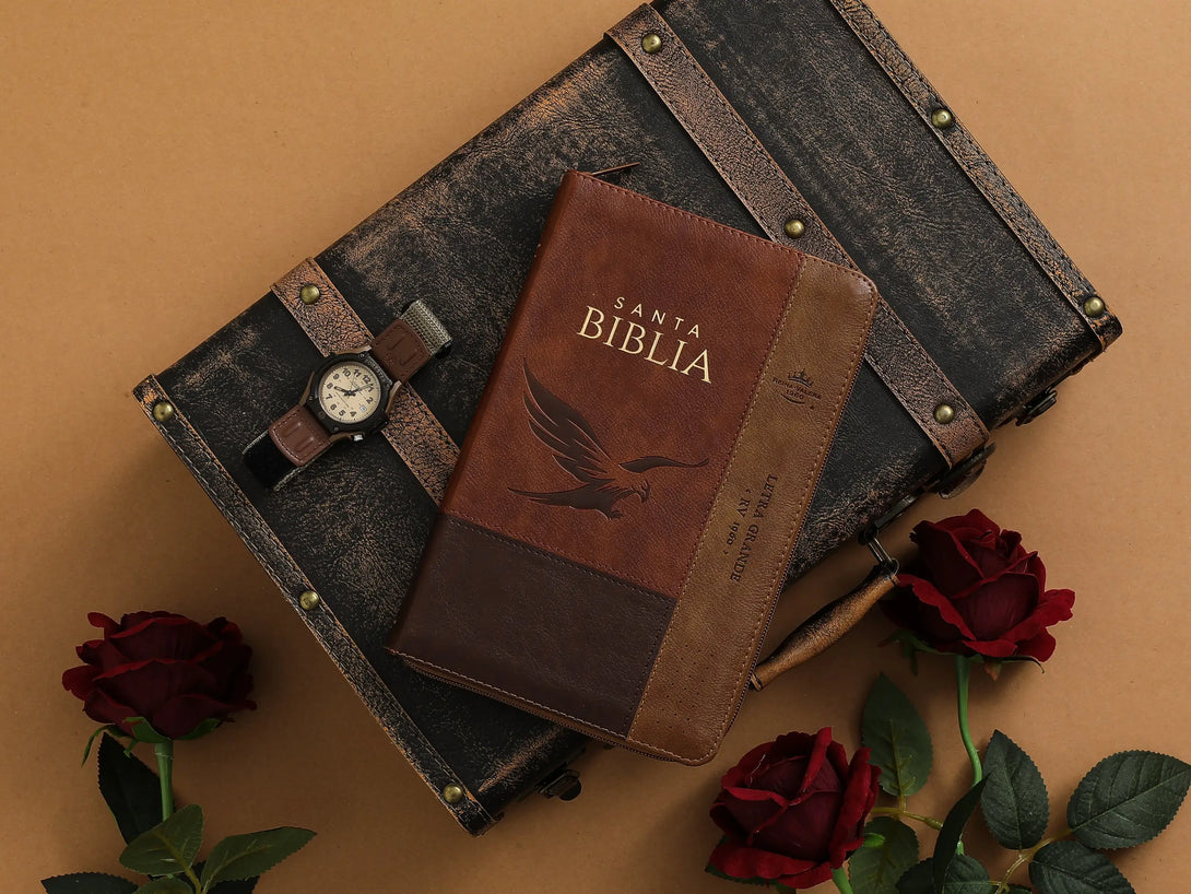 Biblia RVR065LG czti PJR Inspiración Águila Café/café/café