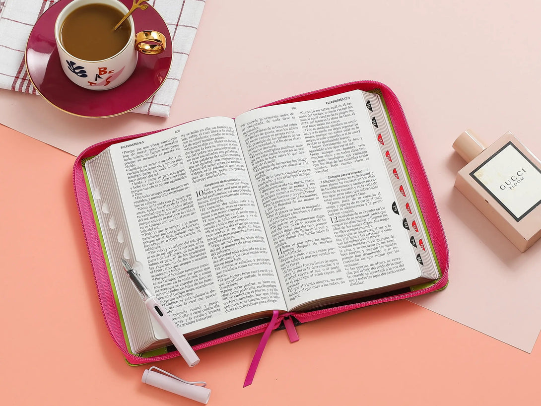 Biblia RVR065LG czti PJR Inspiración Flores