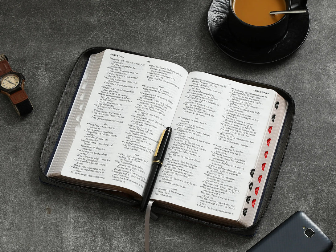 Biblia RVR065LG czti PJR Inspiración Marrón/Gris/Azul