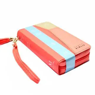 Biblia RVR60 015czti PJR Contempo Coral/Beige/Coral