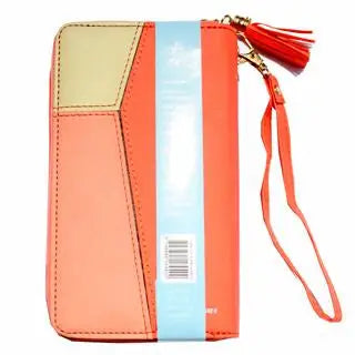 Biblia RVR60 015czti PJR Contempo Coral/Beige/Coral