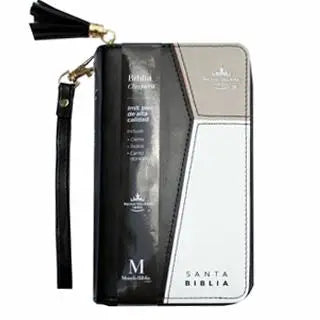 Biblia RVR60 015czti PJR Contempo Negro/Beige/Blanco