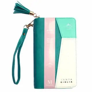 Biblia RVR60 015czti PJR Contempo Turquesa/turquesa/Blanco