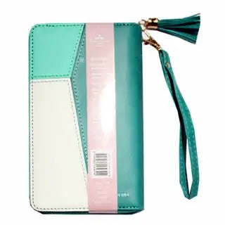 Biblia RVR60 015czti PJR Contempo Turquesa/turquesa/Blanco
