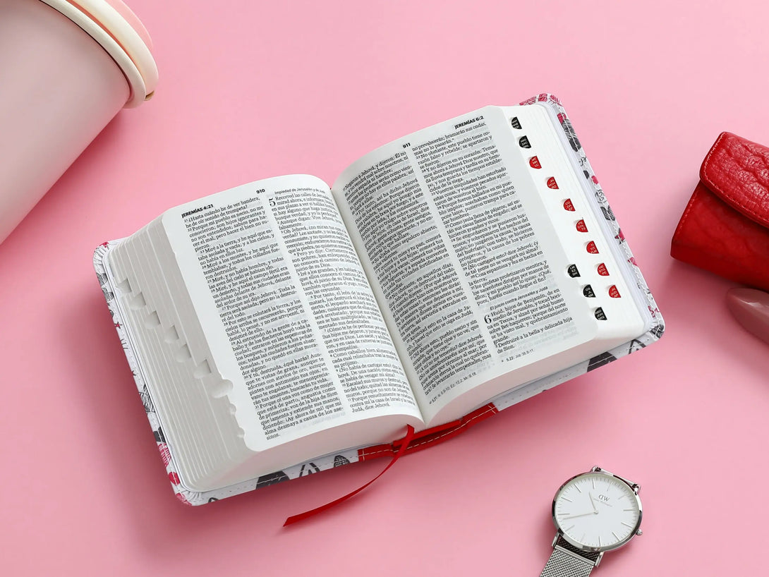 Biblia RVR60 024ti PJR - Palabras de Vida. Amor rojo.
