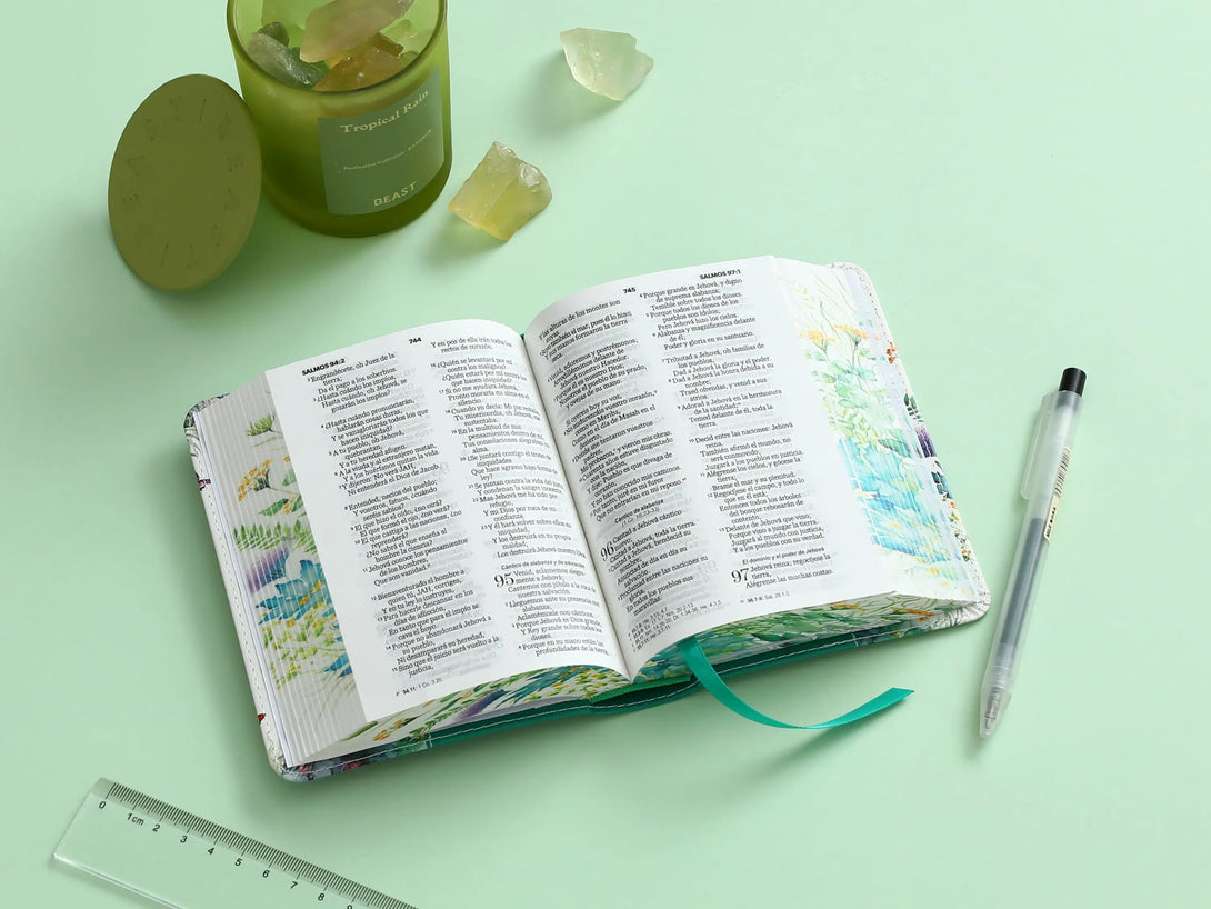 Biblia RVR60 025c CP PJR Renovación Turquesa - Biblias