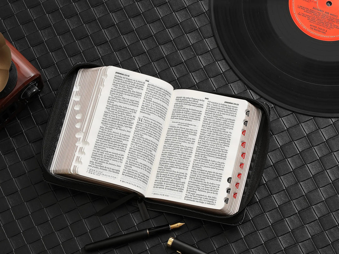 Biblia RVR60 025czti Abba Classic negro/negro - Biblias
