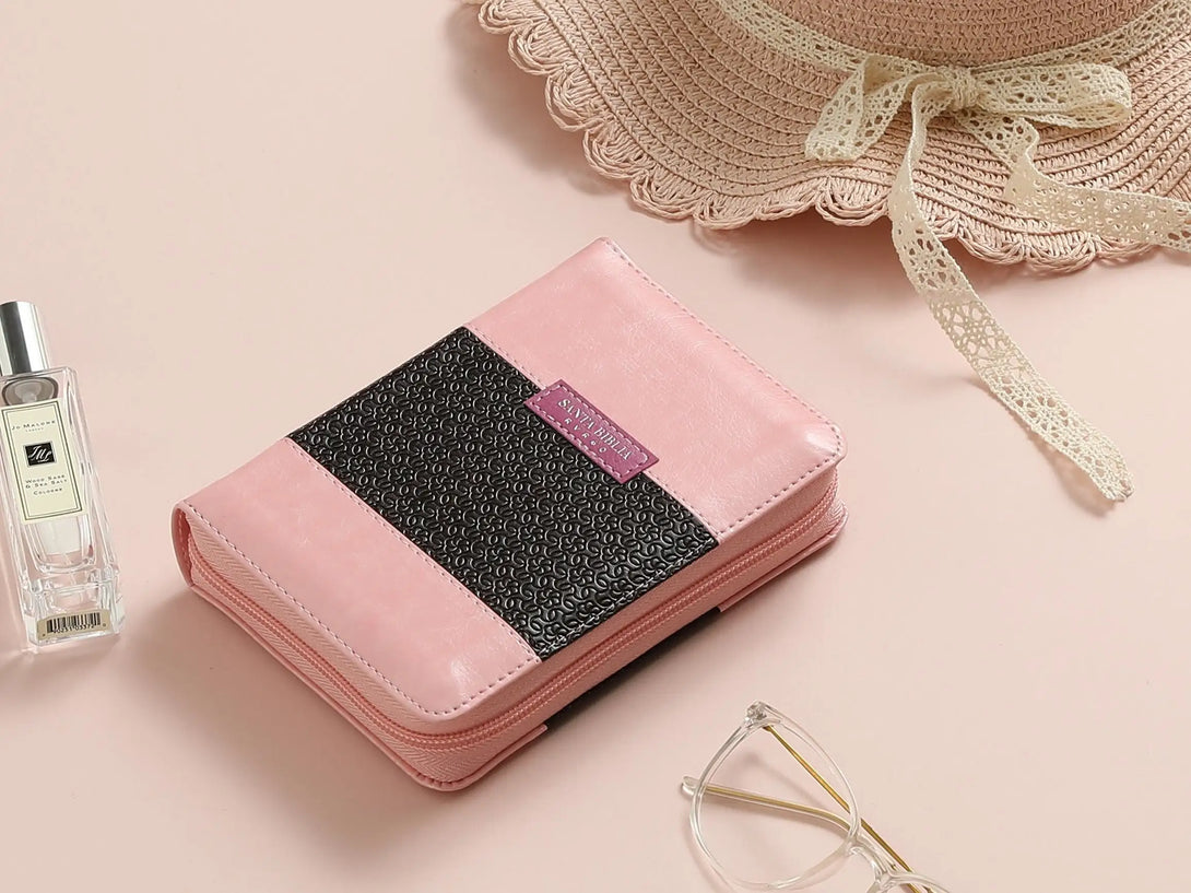 Biblia RVR60 025czti Abba Classic rosa/café - Biblias