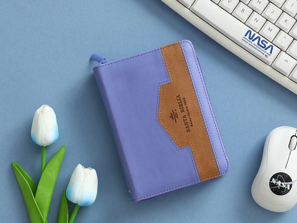 Biblia RVR60 025czti Elegante Lila/café - Biblias