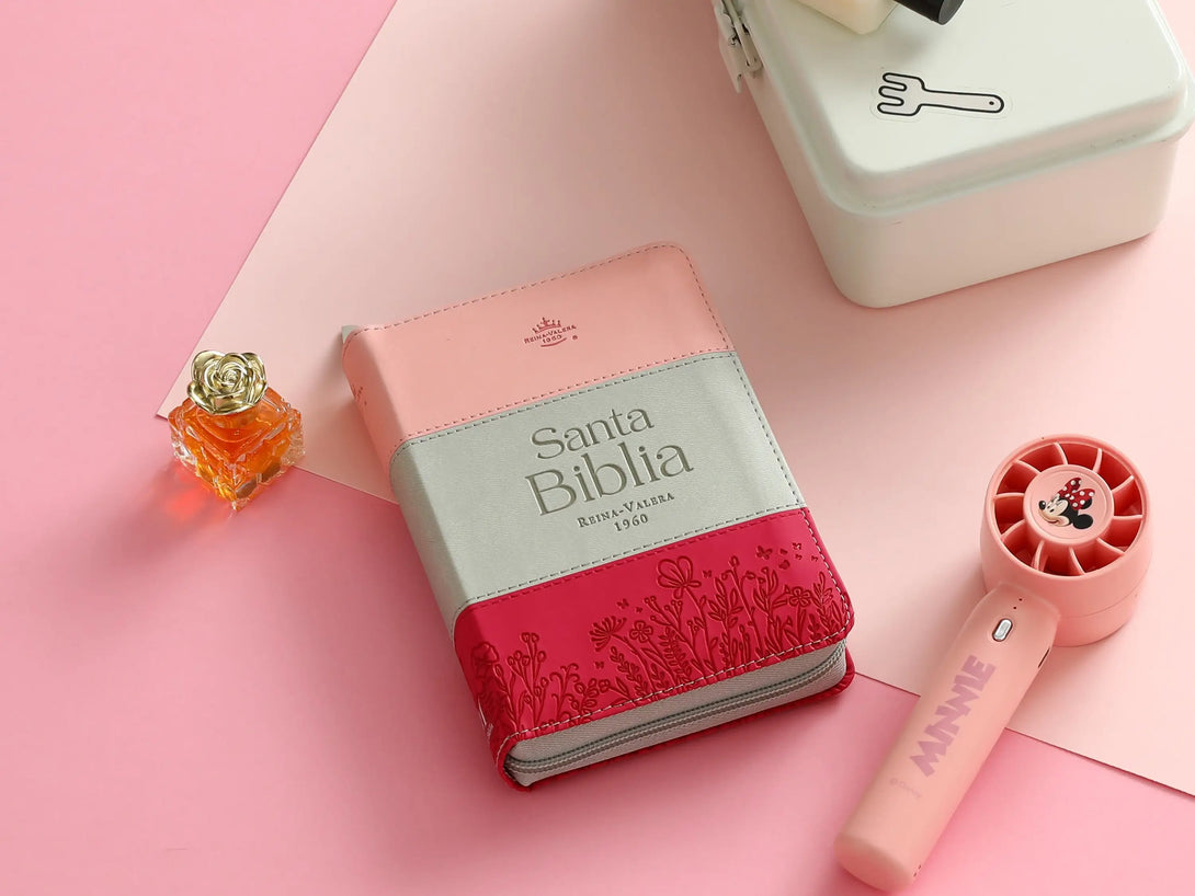 Biblia RVR60 025czti Tricolor Rosa/blanco/fucsia - Biblias