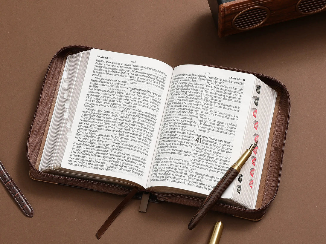 Biblia RVR60 035czti PJR i/piel tricolor café/café/café