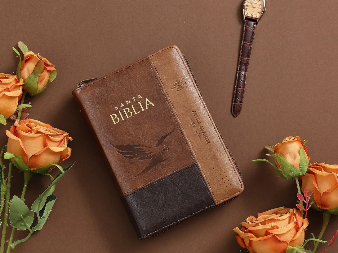 Biblia RVR60 035czti PJR i/piel tricolor café/café/café