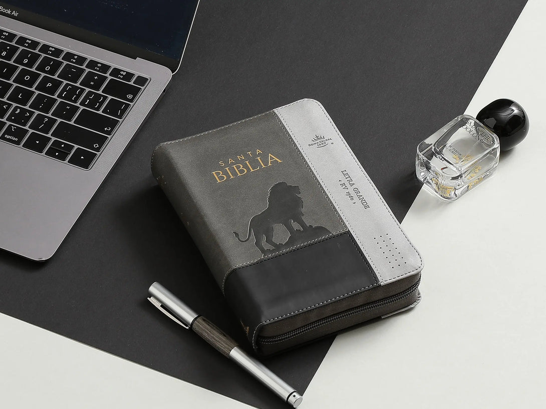 Biblia RVR60 035czti PJR i/piel tricolor gris/gris/gris