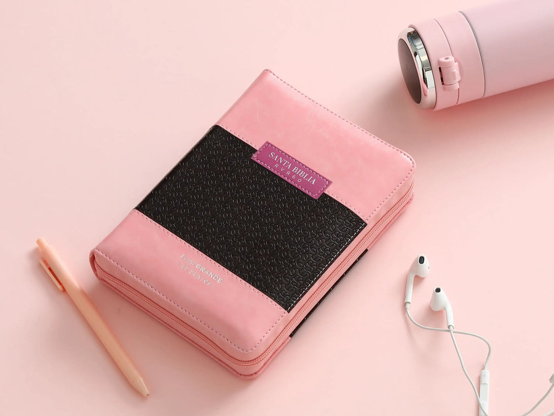 Biblia RVR60 045czti LG PJR Classic ABBA rosa/cafÃ©