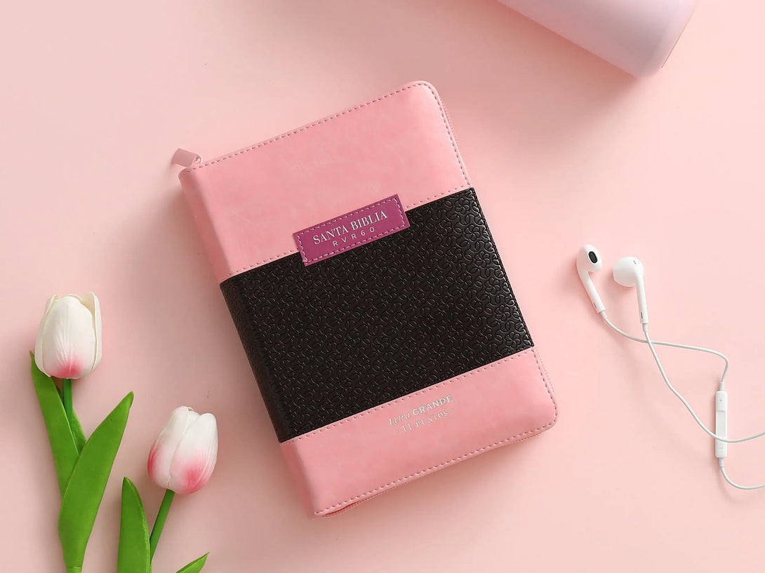 Biblia RVR60 045czti LG PJR Classic ABBA rosa/cafÃ©