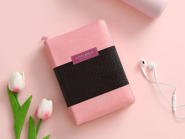 Biblia RVR60 045czti LG PJR Classic ABBA rosa/cafÃ©