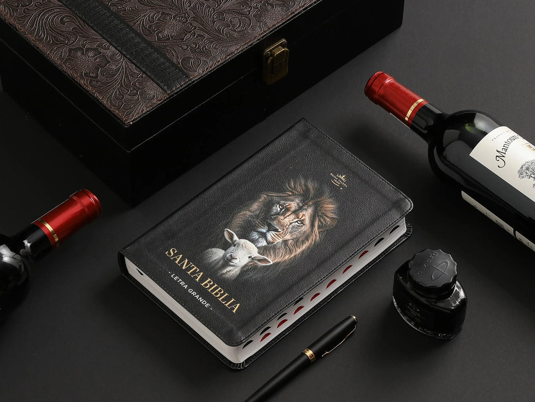 Biblia RVR60 065cti Colección Supreme Cordero y león