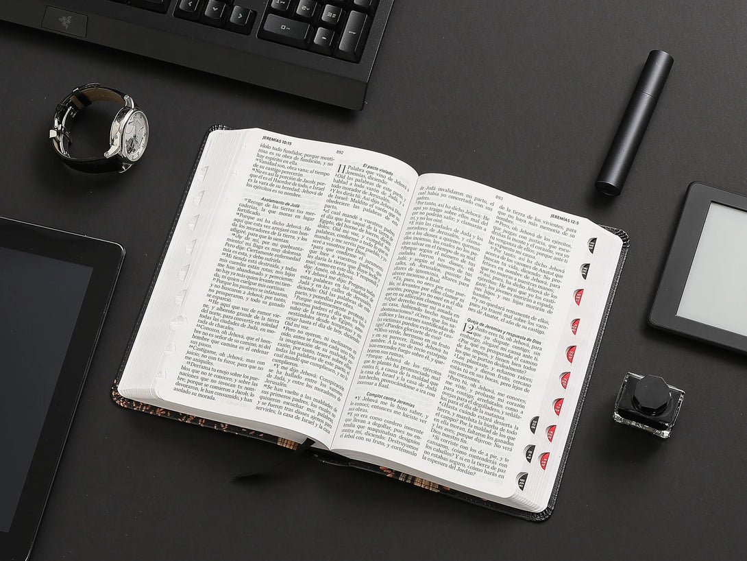 Biblia RVR60 065cti Colección Supreme Negro trigo - Biblias