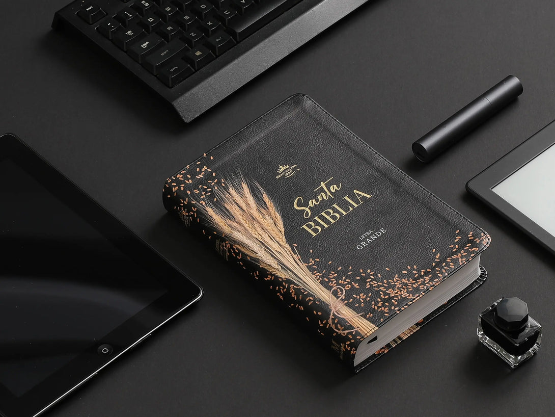Biblia RVR60 065cti Colección Supreme Negro trigo - Biblias