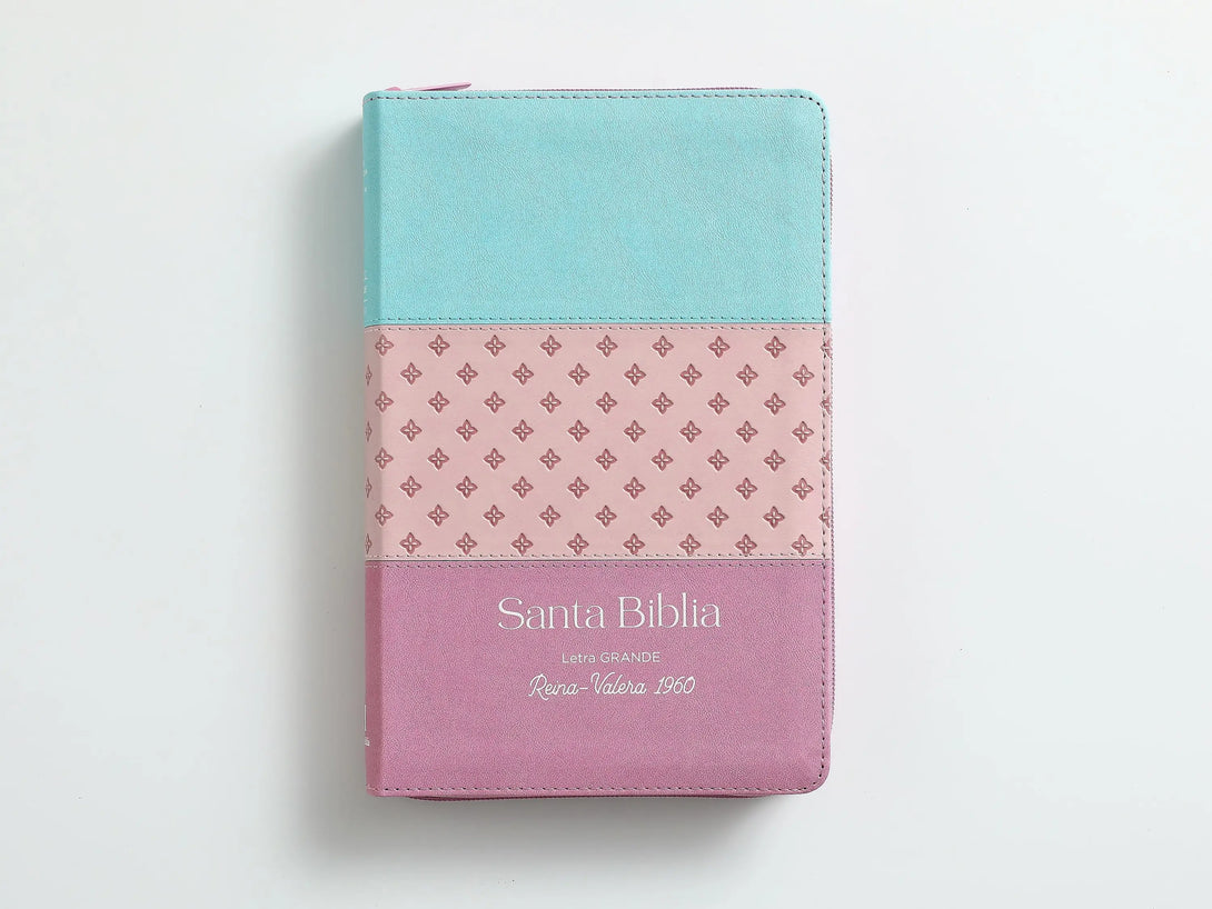 Biblia RVR60 065LG czti Tricolor azul/rosa/lila - Biblias