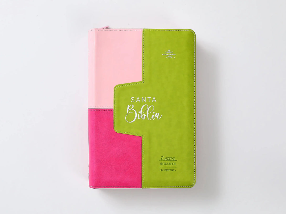 Biblia RVR60 068 czti ColecciÃ³n Iconic Fucsia/rosa/ lima