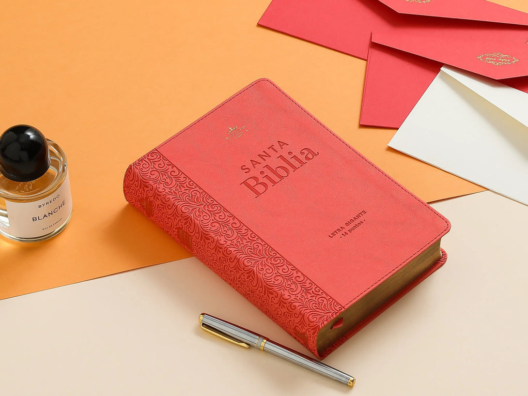 Biblia RVR60 068c LGi ColecciÃ³n Corinto Coral - Biblias