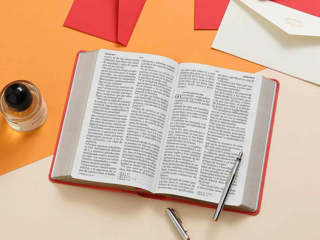 Biblia RVR60 068c LGi ColecciÃ³n Corinto Coral - Biblias