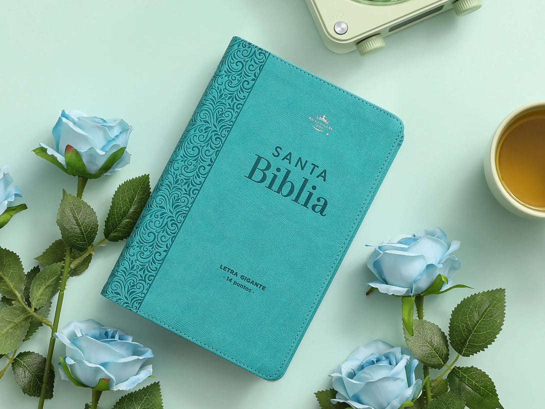 Biblia RVR60 068c LGi ColecciÃ³n Corinto Turquesa - Biblias