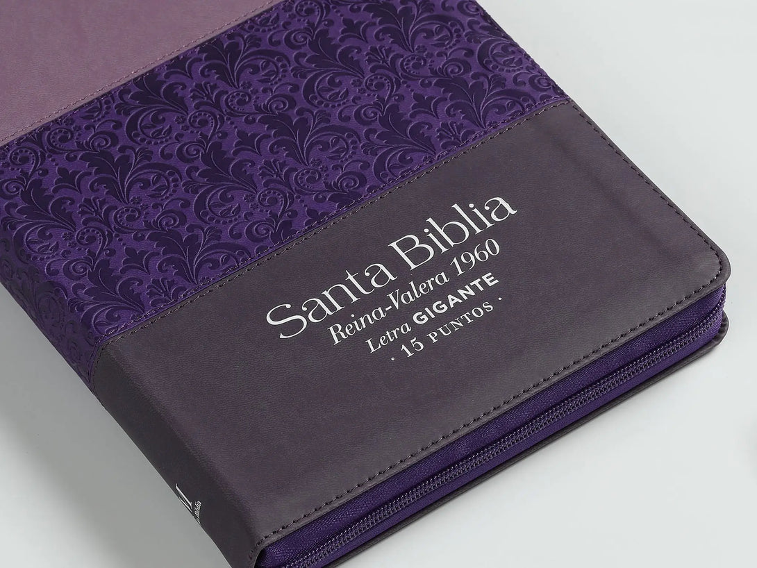 Biblia RVR60 085czti LGi PJR Tricolor lila/morado/negro