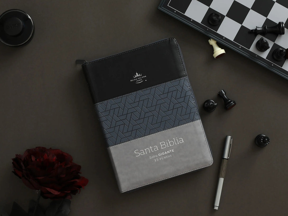 Biblia RVR60 085czti LGi PJR Tricolor Negro/Gris