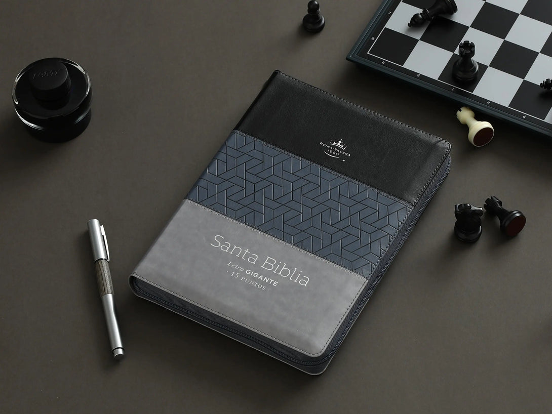 Biblia RVR60 085czti LGi PJR Tricolor Negro/Gris