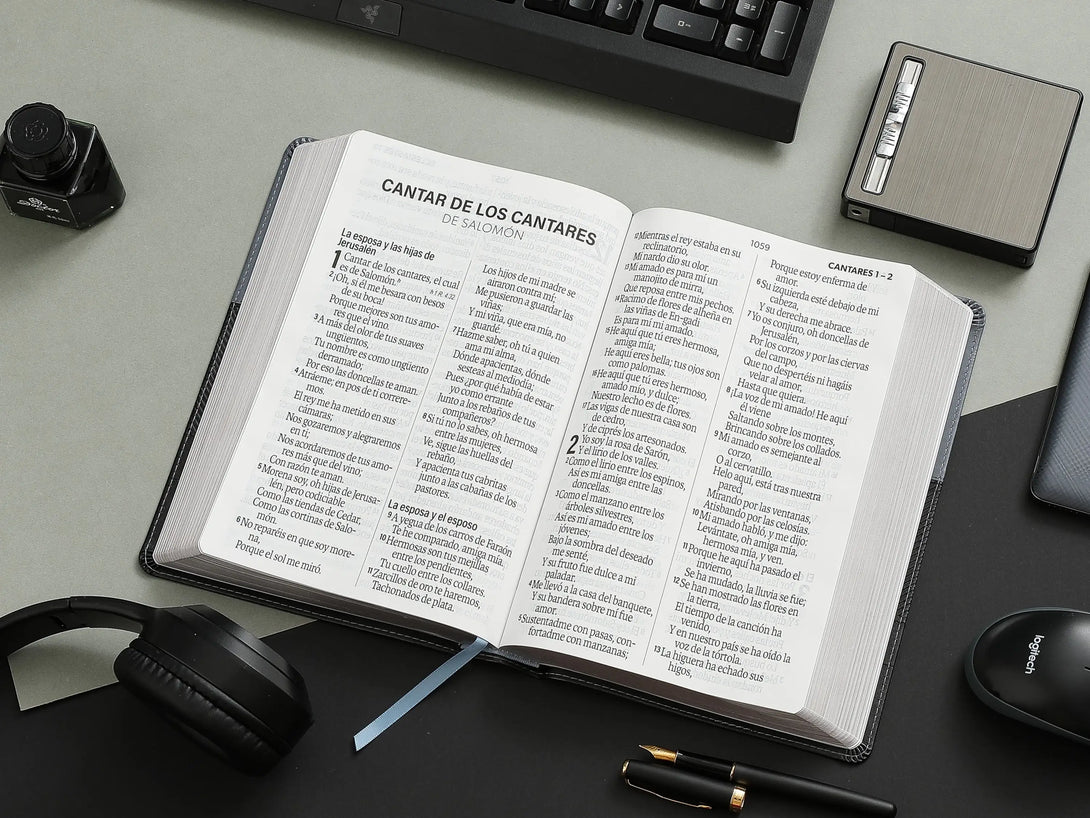 Biblia RVR60 088c LSGi Negro GEO - Biblias