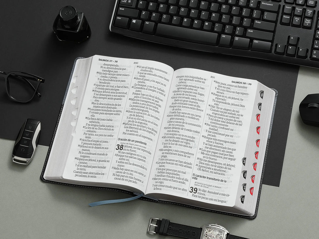 Biblia RVR60 088cti LSGi Negro GEO - Biblias