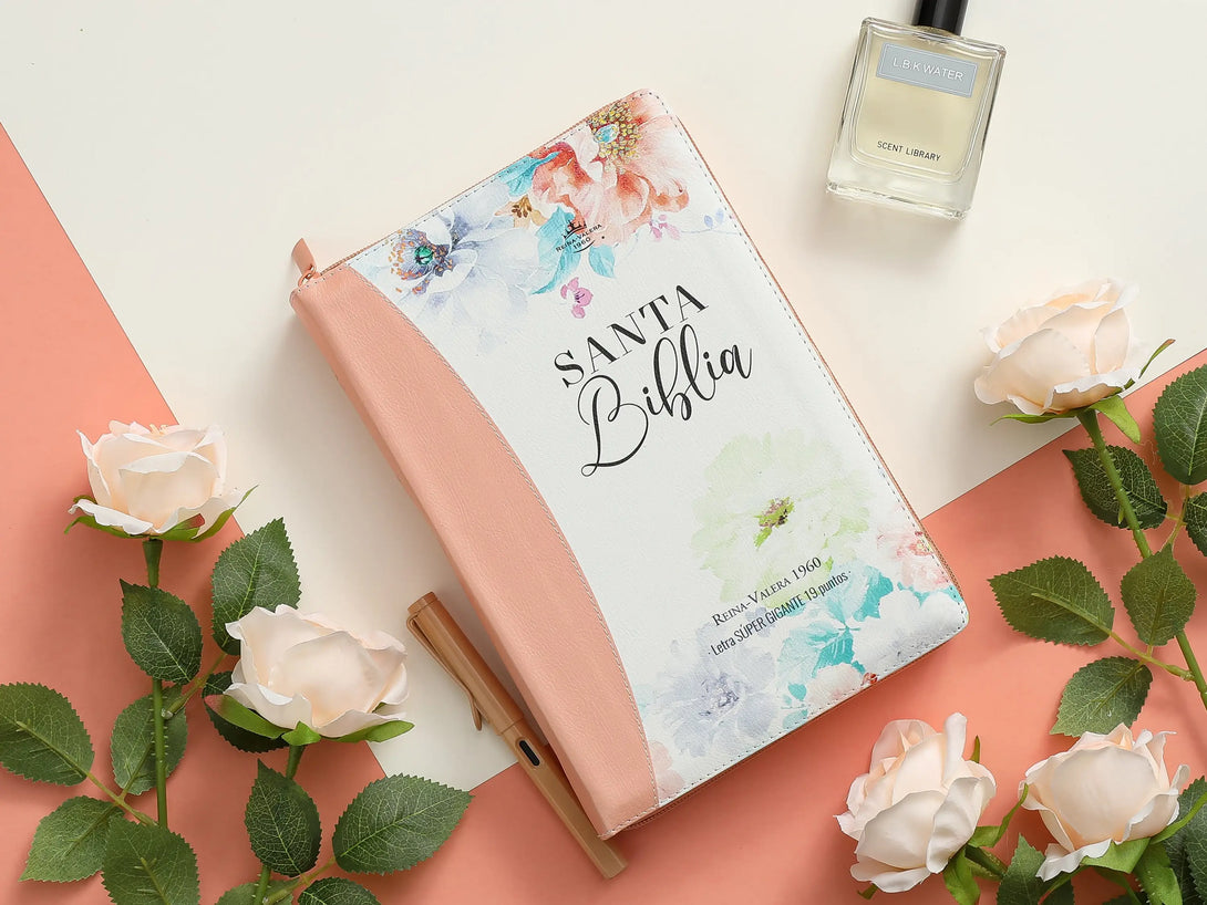 Biblia RVR60 088czti LSGi CP jardín Coral - Biblias