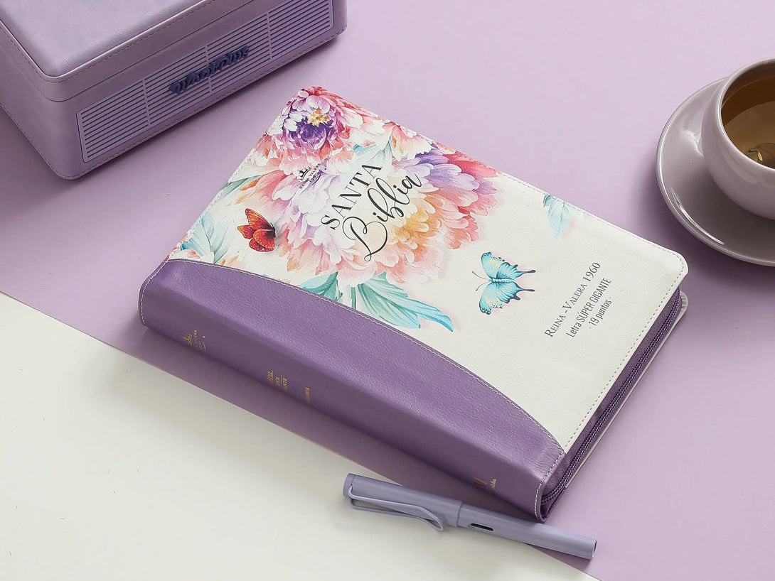 Biblia RVR60 088czti LSGi CP jardín lila - Biblias