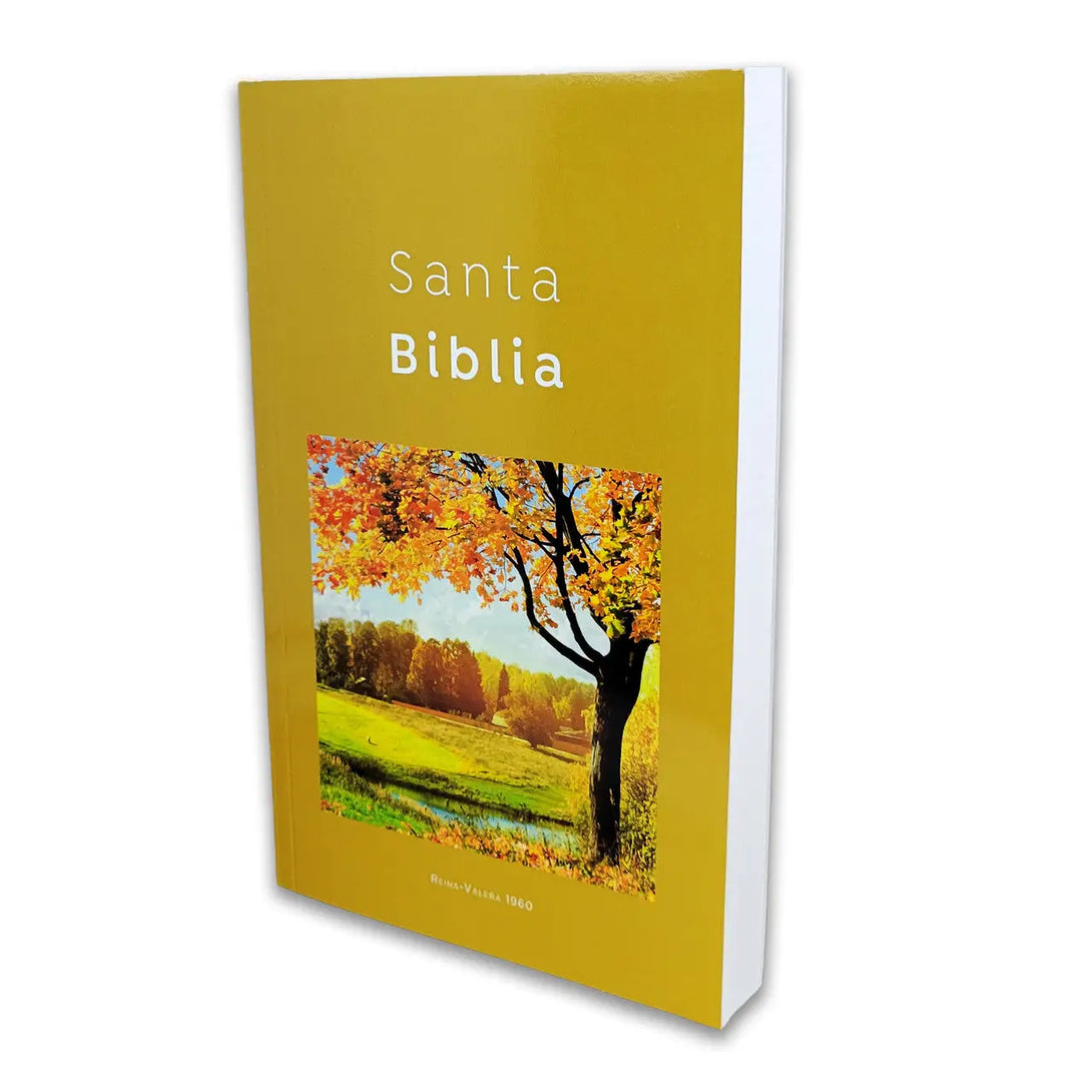Biblia RVR60 Tamaño Manual - ECO paperback naranja diseño