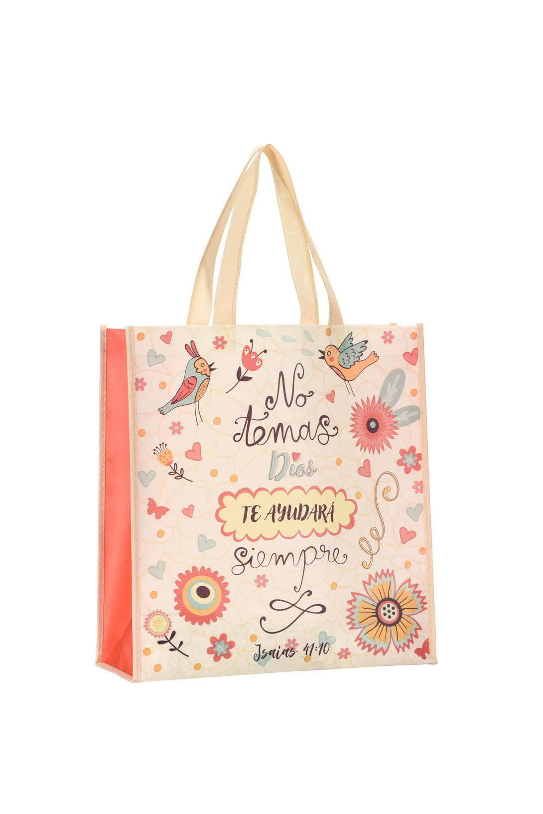 Bolsa Tote bag grande a todo color. Dios te ayudará siempre