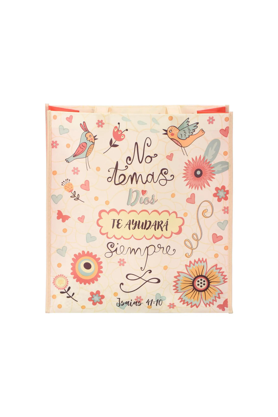 Bolsa Tote bag grande a todo color. Dios te ayudará siempre