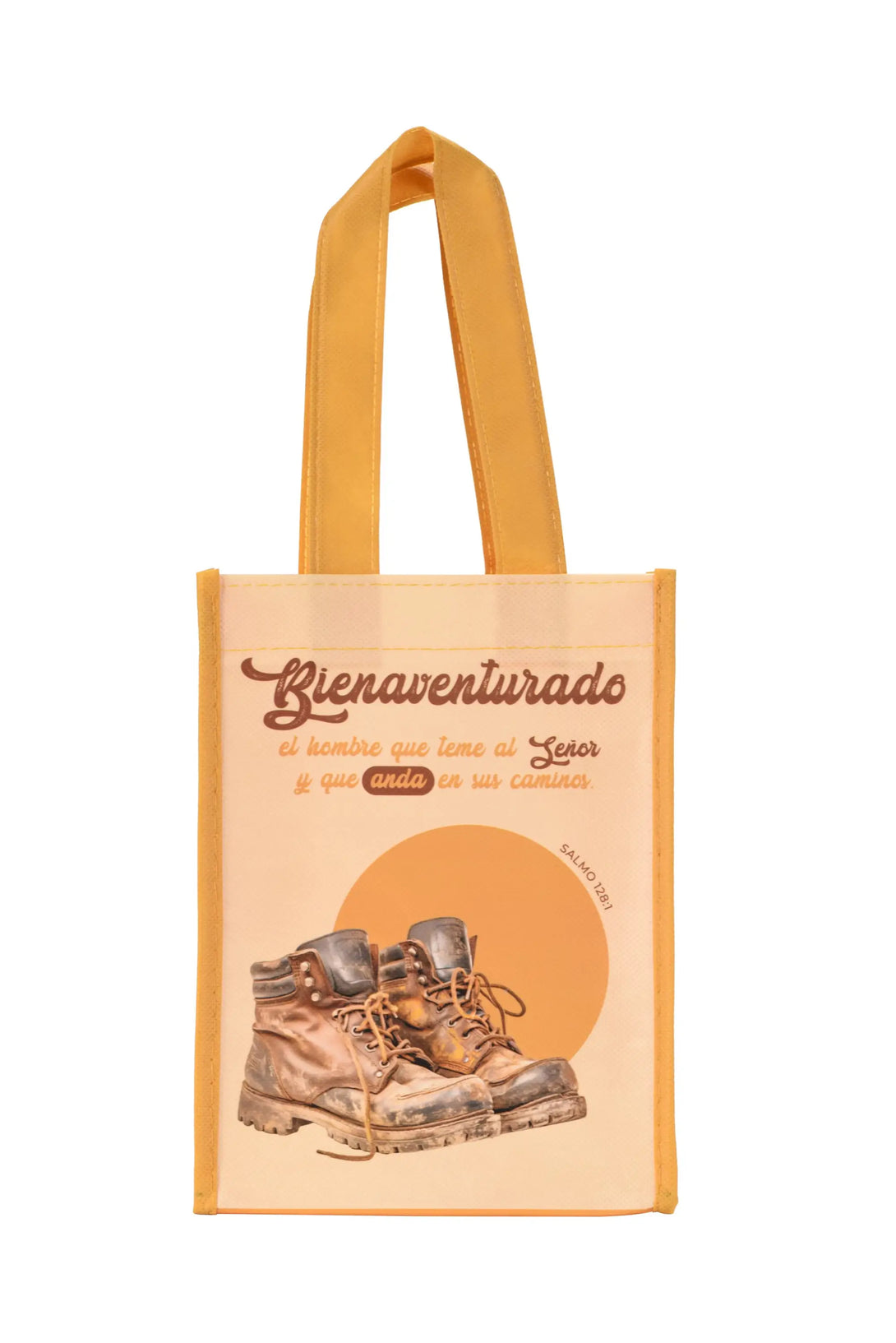 Bolsa Tote bag pequeña a todo color. Bienaventurado