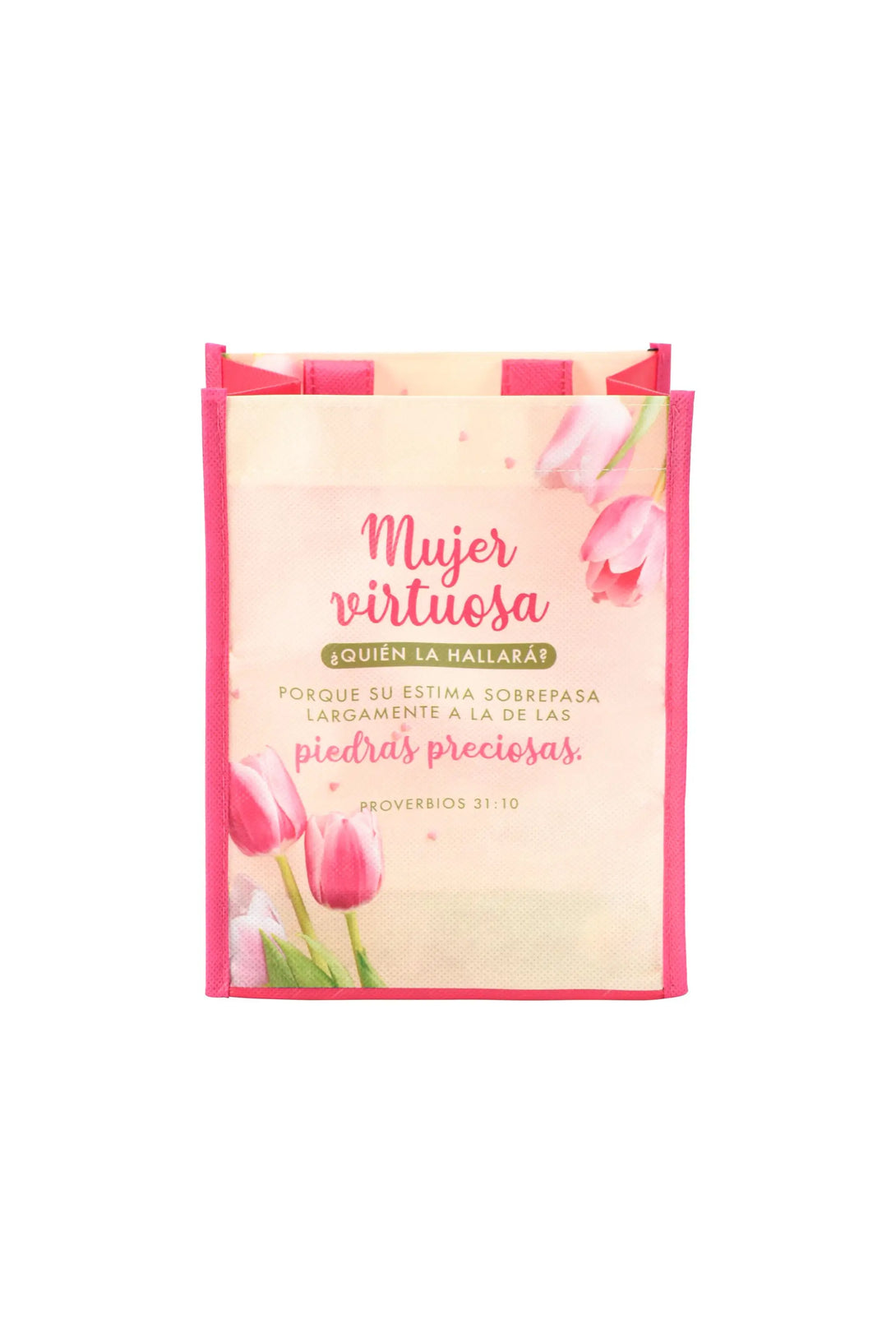 Bolsa Tote bag pequeña a todo color. Mujer Virtuosa