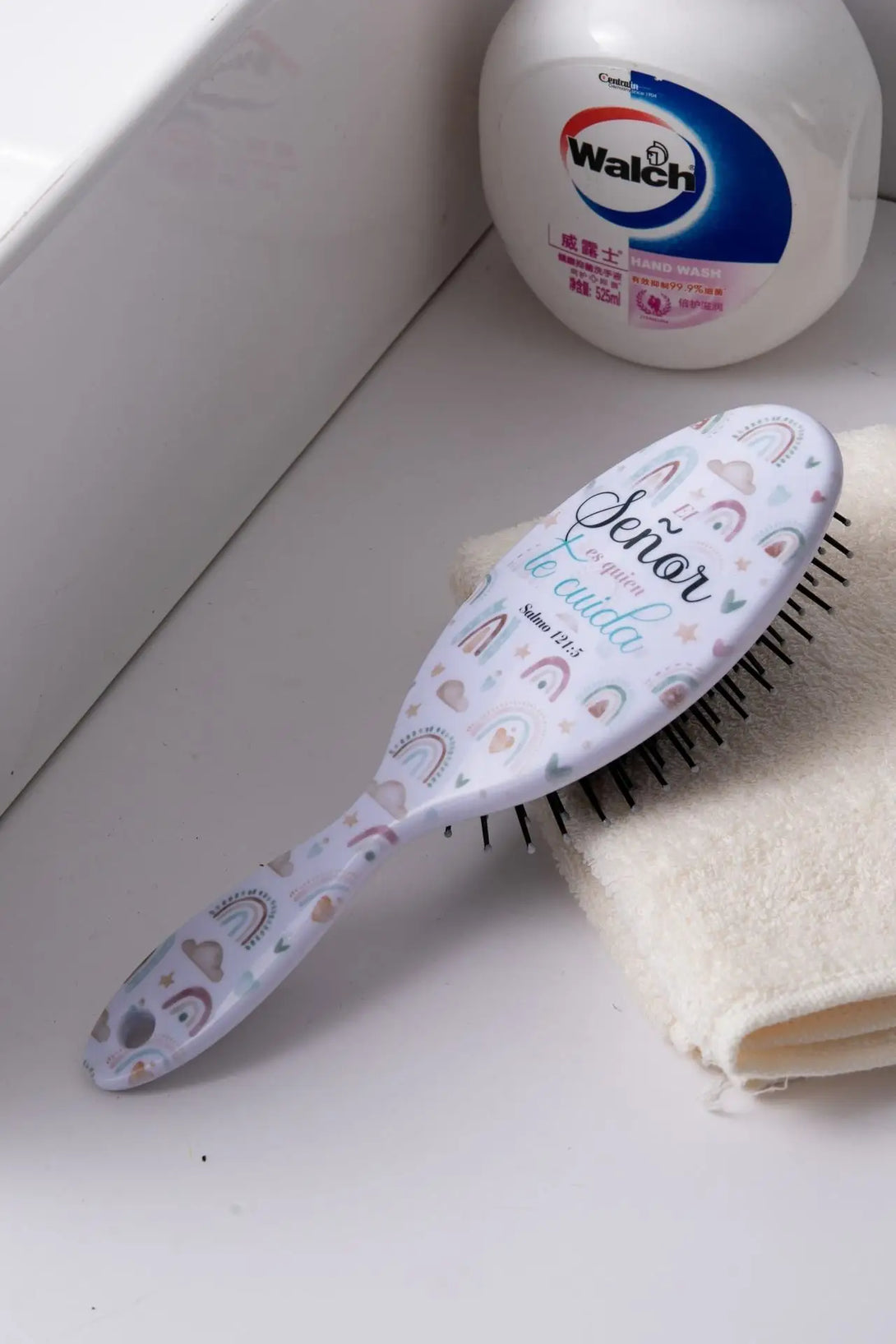 Cepillo de pelo. El Señor te cuida