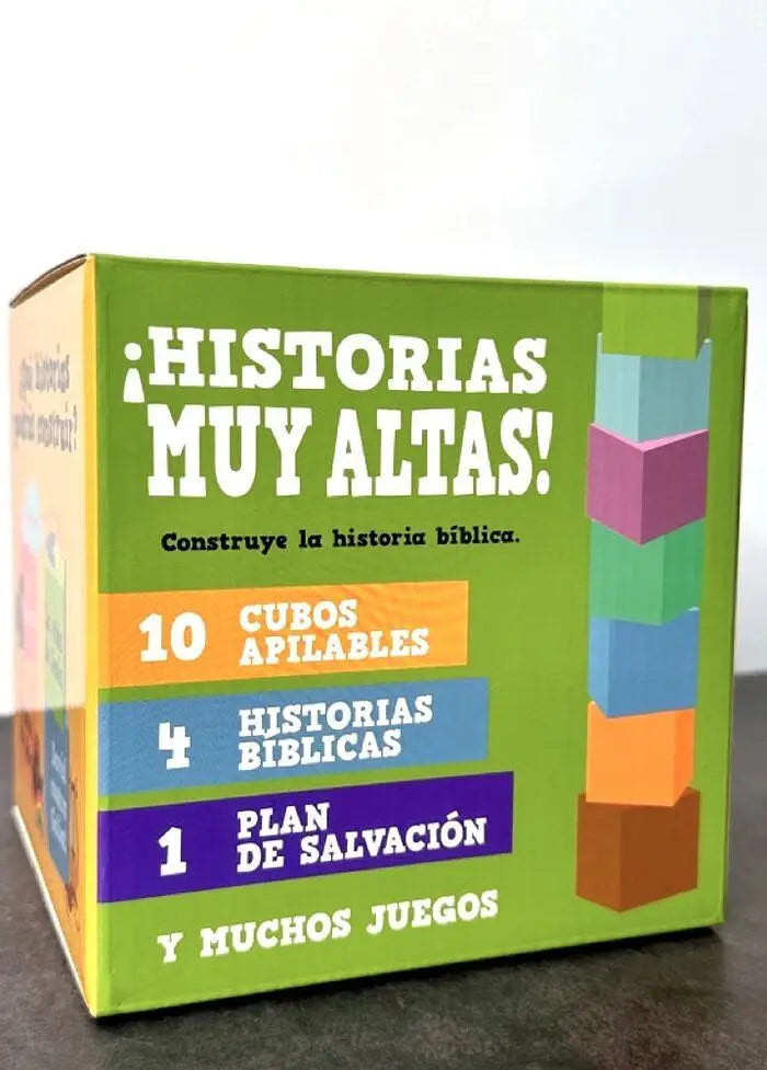 Juego de Cubos Apilables Grandes Historias de la Biblia